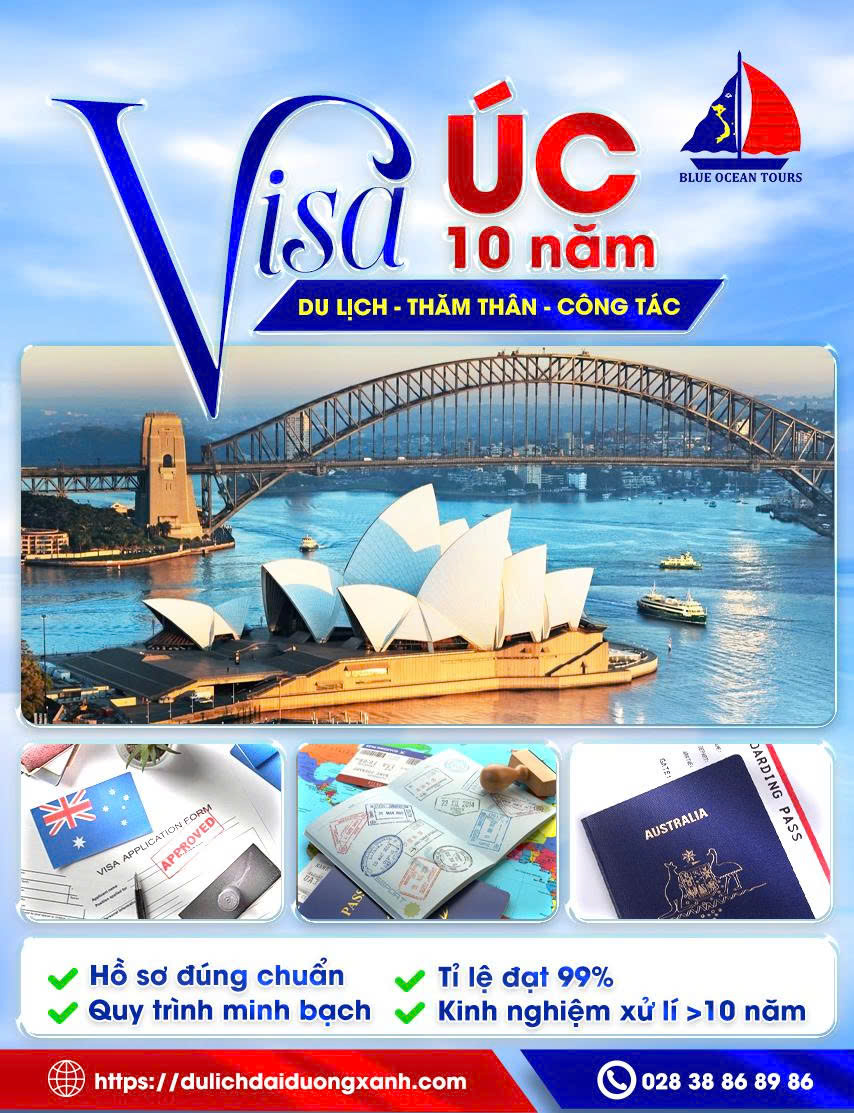 Visa Úc 10 năm