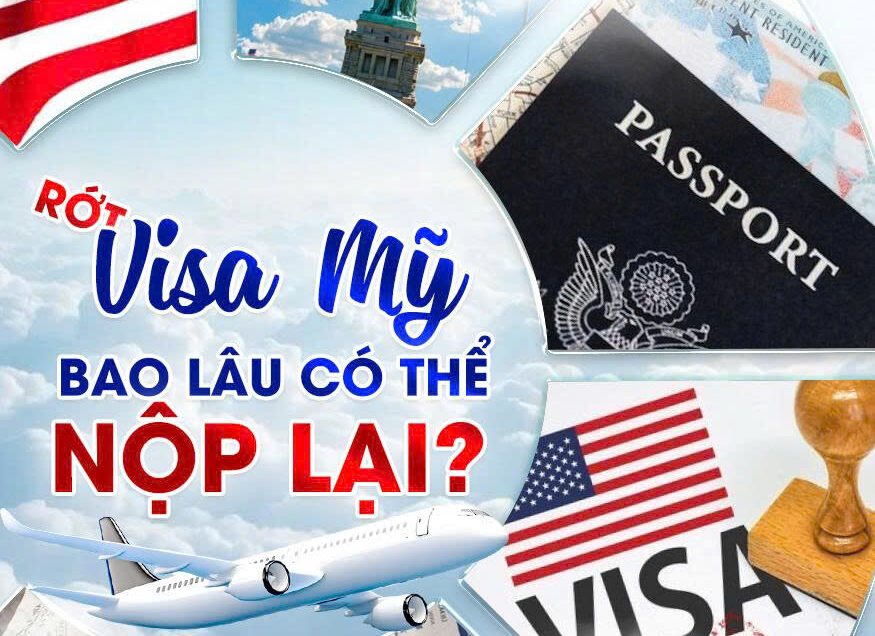SAU KHI BỊ TỪ CHỐI VISA MỸ – BAO LÂU CÓ THỂ NỘP LẠI?